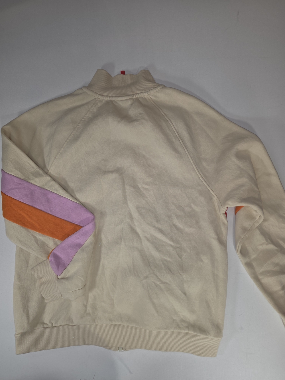 LEGO Full Zip Jacket - Beige with Pink, Red & Orange Stripes S/MED - Picture 14 of 14